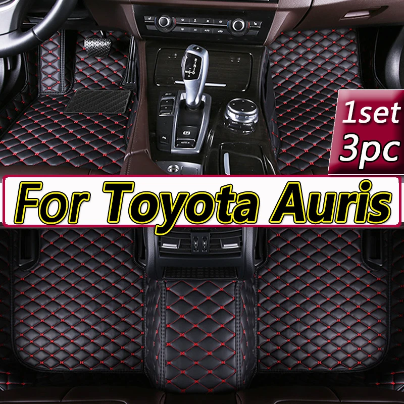 

Кожаные автомобильные коврики на заказ, коврики для Toyota Auris E180 2012 2013 2014 2016 2015 2017 2018, коврики, накладки для ног, аксессуары