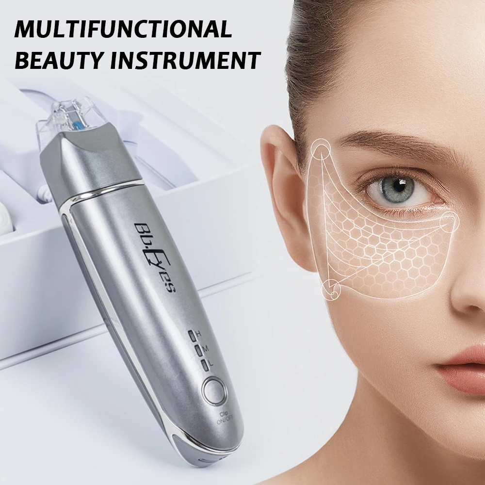 2023 Eye and Face EMS Vibration Massage Beauty Mini Instrument Nasolabial Folds Eye Bags Dark Circles Removal Beauty Care Bbeyes