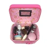 Cute Bow Storage Case Girls Cosmetic Box Large Capacity Home Desktop Organization Women Makeup Brush Cosmetic Tool Portable Kit 4