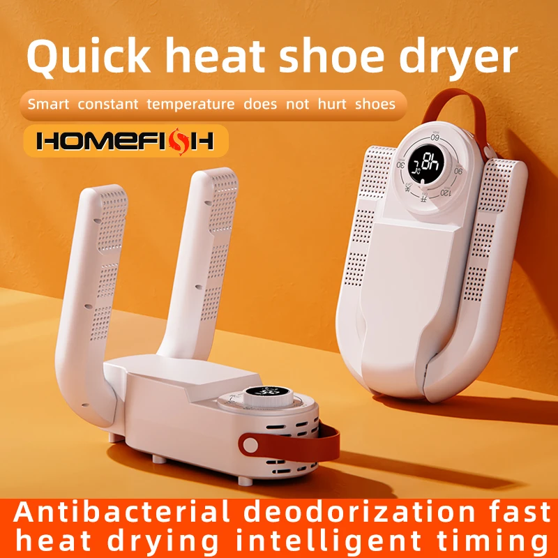 Fovolat Sneaker Dryer - Retractable Boot Dryer With Intelligent Timer & Odor Elimination