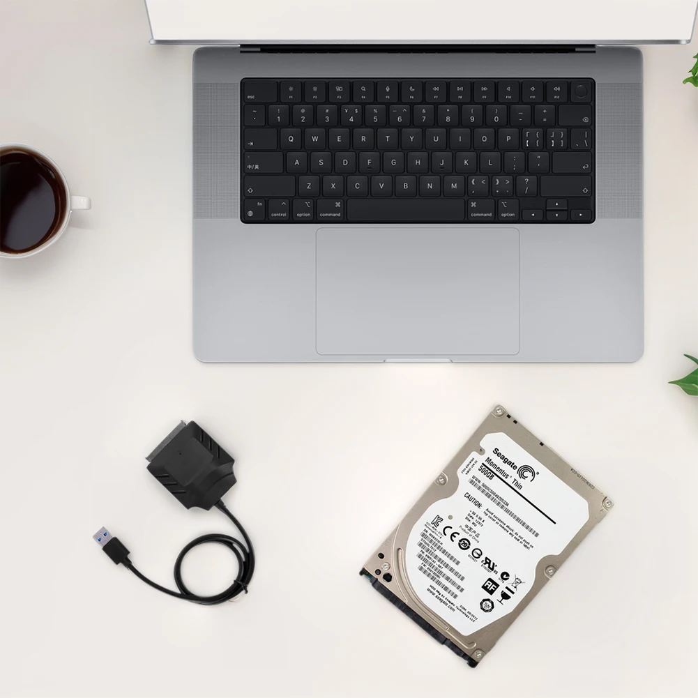Sata to USB 3.0 어댑터 케이블, 지지대 22 핀 외장 하드 드라이브 변환기, 12V, 2.5 3.5 인치 HDD/SSD 하드 드라이브 디스크용