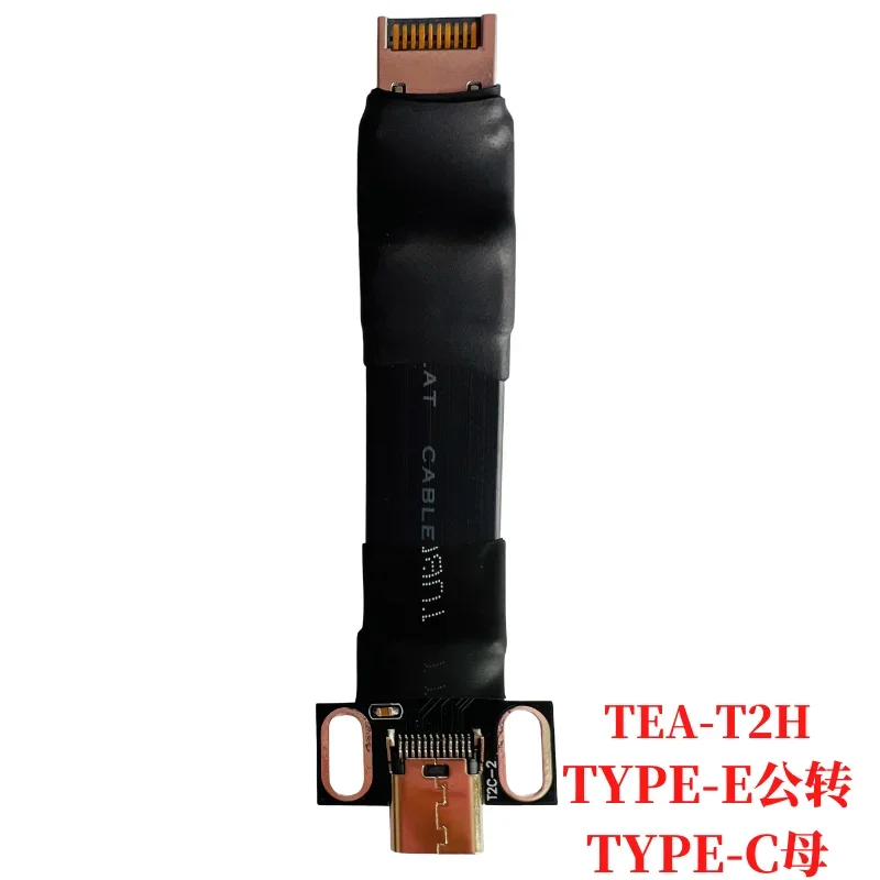 Usb Tipo-e para Tipo-c Cabo de Extensão Usb Interno 3.1 e c Macho para Cabo Fêmea Furos de Parafuso para Placa-mãe 3.1 Gen 10g - Imagem 4