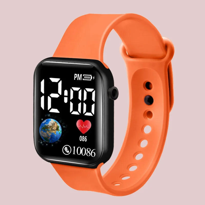 Orologio Per Bambini Sport LED Orologi Digali Cinturino In Silicone Orologio Da Polso Elettronico Impermeabile Per Bambini Ragazzi Ragazze Regali Orologio A LED - Foto 6