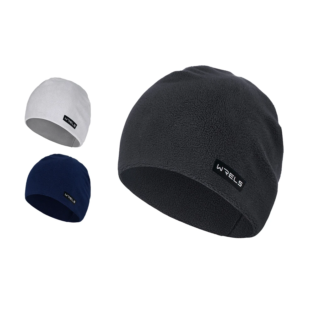 WRELS Windproof Women Men Polar Fleece Warm Beanie Hat Cap Male Lady Autumn Winter Soft Comfortable Ski Cycling Cap Hat