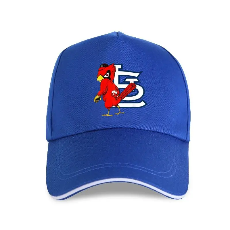 

new cap hat St Louis Cardinal Sports Baseball Mascot Logo Black Baseball Cap For Fans S-3Xl Plus Size