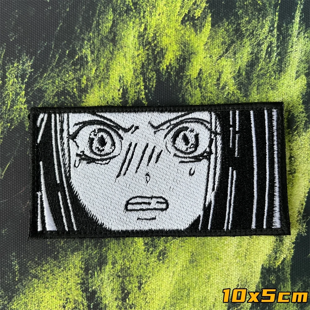 Japanisches Mädchen Anime Patches Taktisches Moral Emblem Militärarmband Rucksack Klettverschluss Aufkleber – Detail 4
