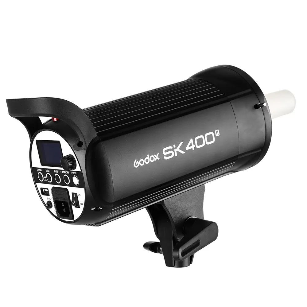 Godox SK400II 400Ws GN65 Professional Studio Flash Strobe + 2.8m Light Stand + 60x90cm Softbox + Trigger + Barn Door Kit 5