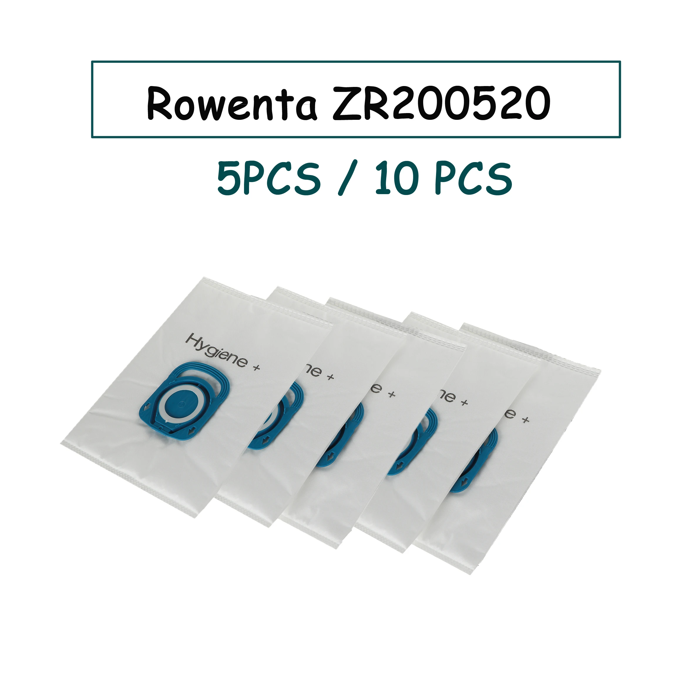 Pack de 4 sacs Rowenta ZR200520 Hygiène + pour aspirateur Silence Force