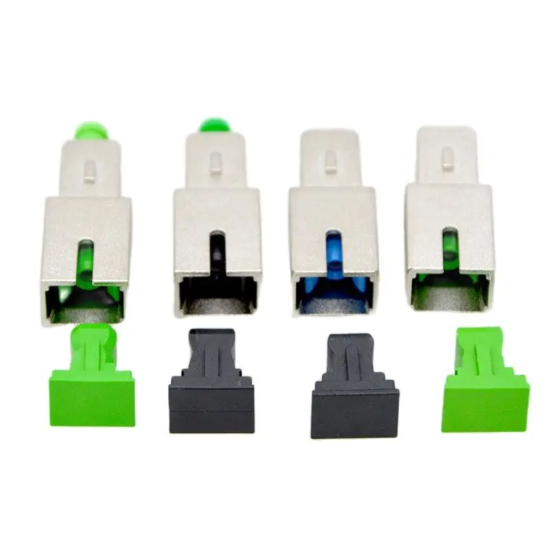 10PCS NEW Optic Fiber Attenuator Connector SM-9/125 0dB SC/UPC Female-SC/APC Male Adapter Flange Coupler