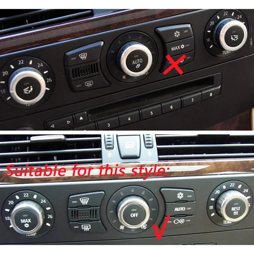 Parts Switch Button Cover For BMW E63 E64 M6 06-07 Heater OFF Air Conditioner Button Repair Cover Climate Fittings