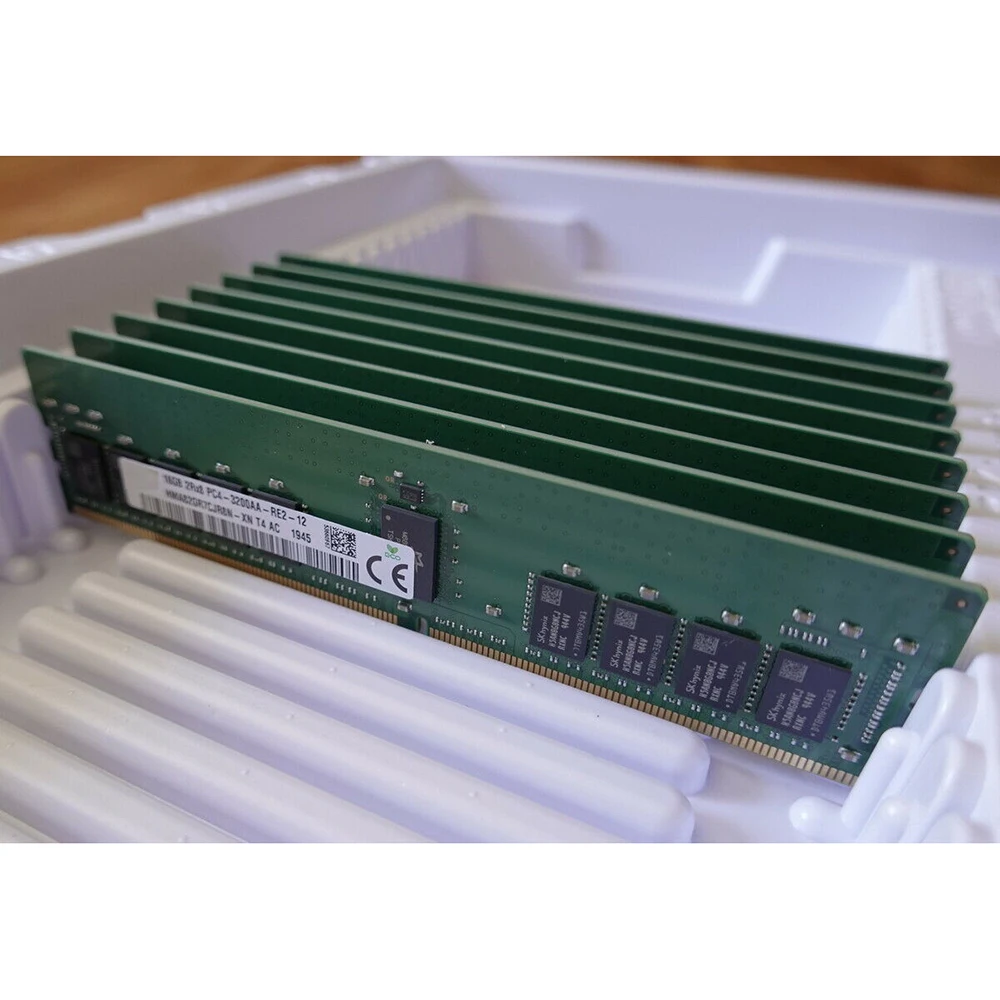 

1 Pcs For SK Hynix RAM 16GB 2RX8 PC4-3200AA ECC DDR4 3200 Server Memory HMA82GR7CJR8N-XN