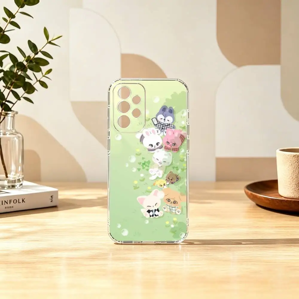 S-Stray-Kids S-Skzoos Kpop Gift Transparent Silicone Soft Phone Case