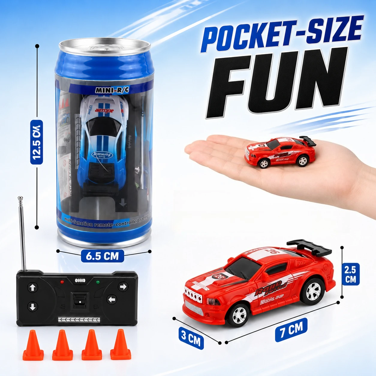 Voiture RC 1:10 2.4GHz 4WD Tout Terrain Électrique - 6 Couleurs