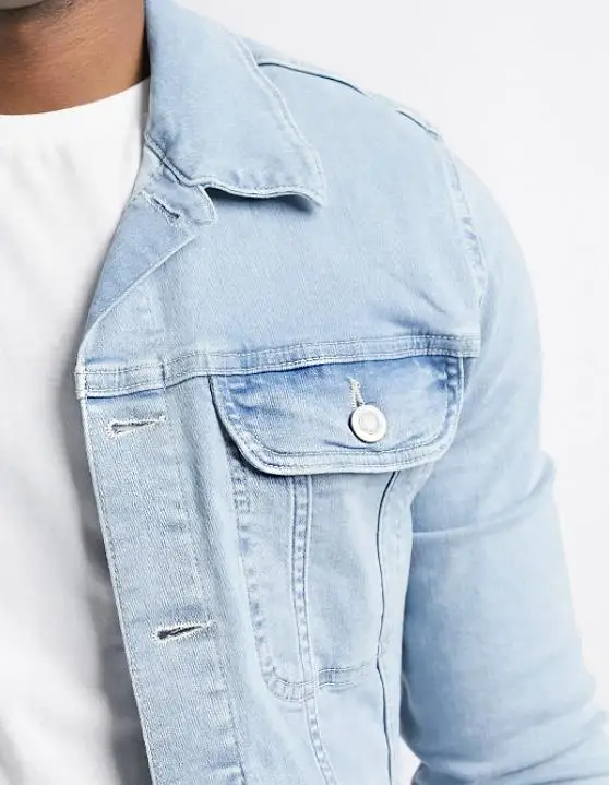 Denim Jacket Ice Blue|Jackets| - AliExpress