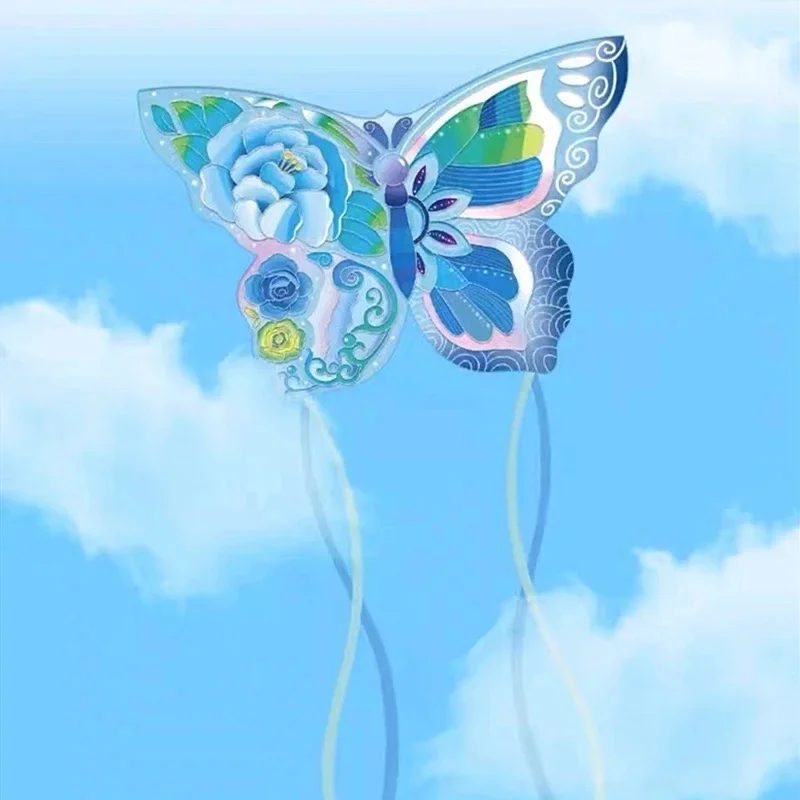 Free Shipping butterfly kites flying for children kites string line weifang kites factory fishing line child game inflatable toy 2