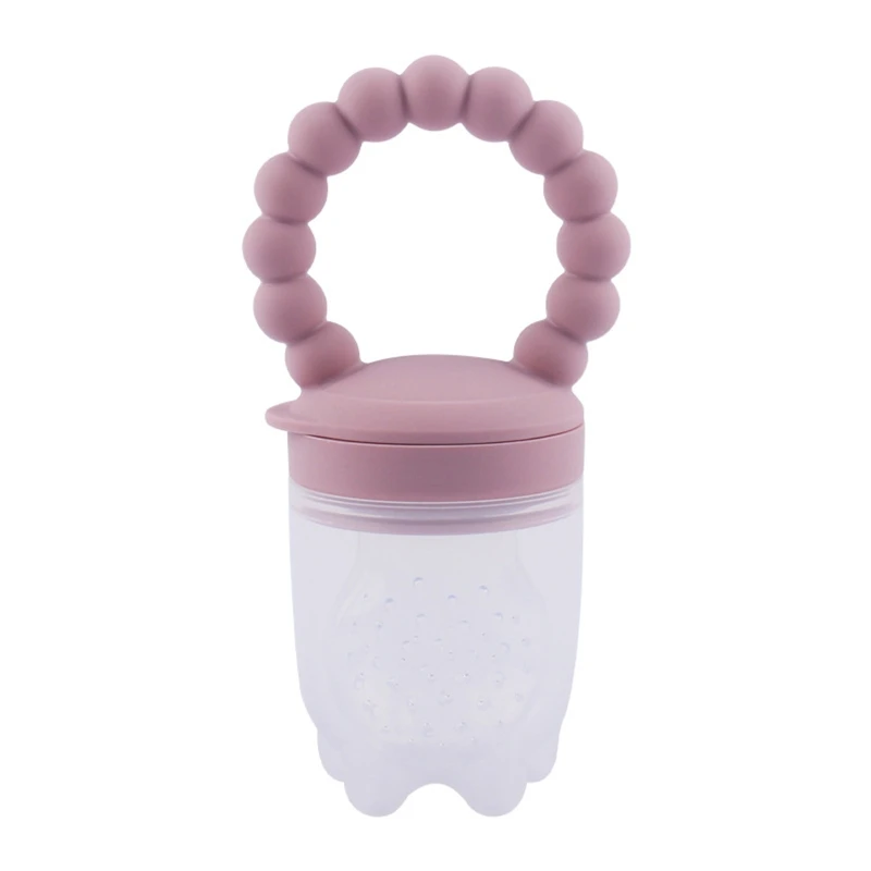 Baby Vegetable Bag Silicone Chewing Pacifier Baby Feeding Mesh Bag Kid Nutrition Feeder Supplies D7WF