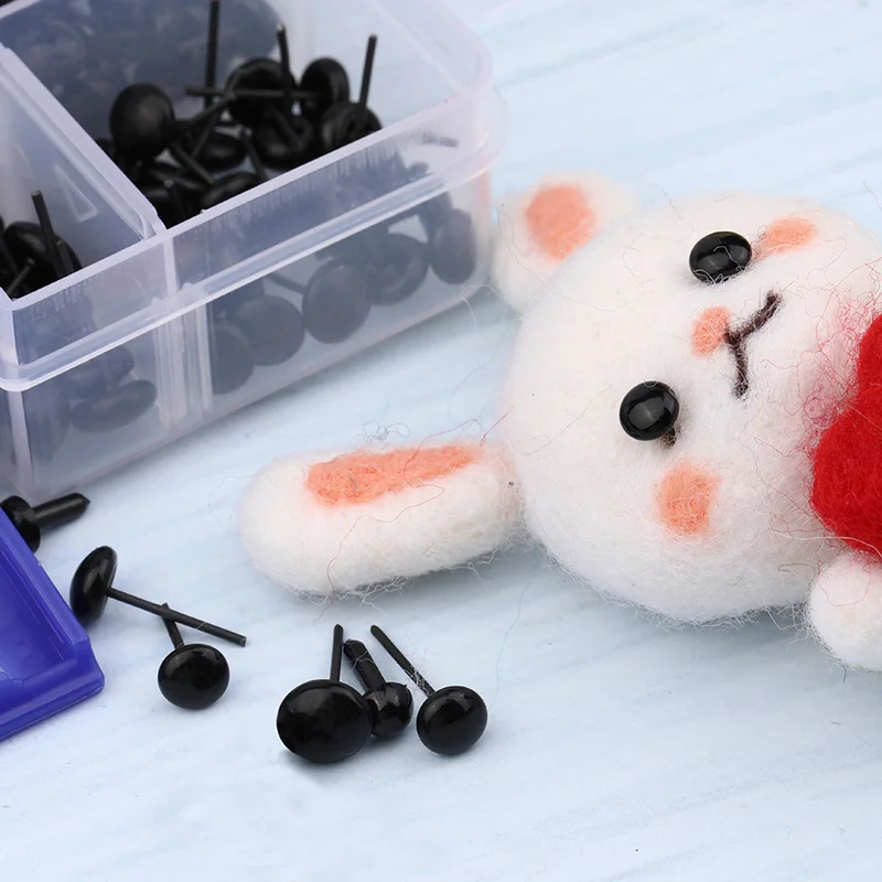 IMZAY Plastic Mini Eyes Kit 3-10mm Needle Felting Accessories For Bears Animals Dolls DIY Plush Toys Girls Toy Accessories