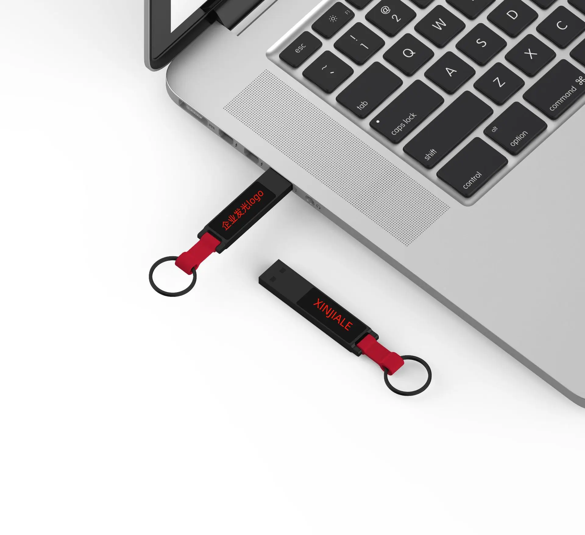 Color Led Light Metal Stick Usb 2.0 Pendrive Nome da Empresa Personalizado Padrão Pioneer dj 2023 128gb 64gb 32gb - Imagem 3