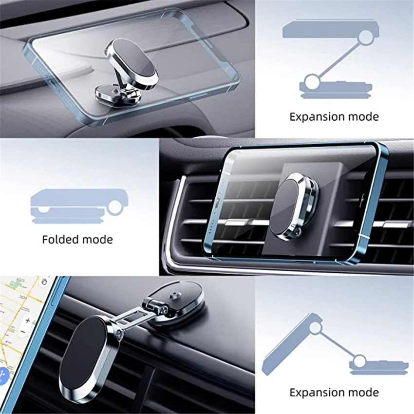 NEW Magnetic Car Phone Holder Mobile Mount Smartphone GPS Support Stand For  iPhone 13 12 11 Pro Max Huawei Xiaomi Samsung LG etc - AliExpress