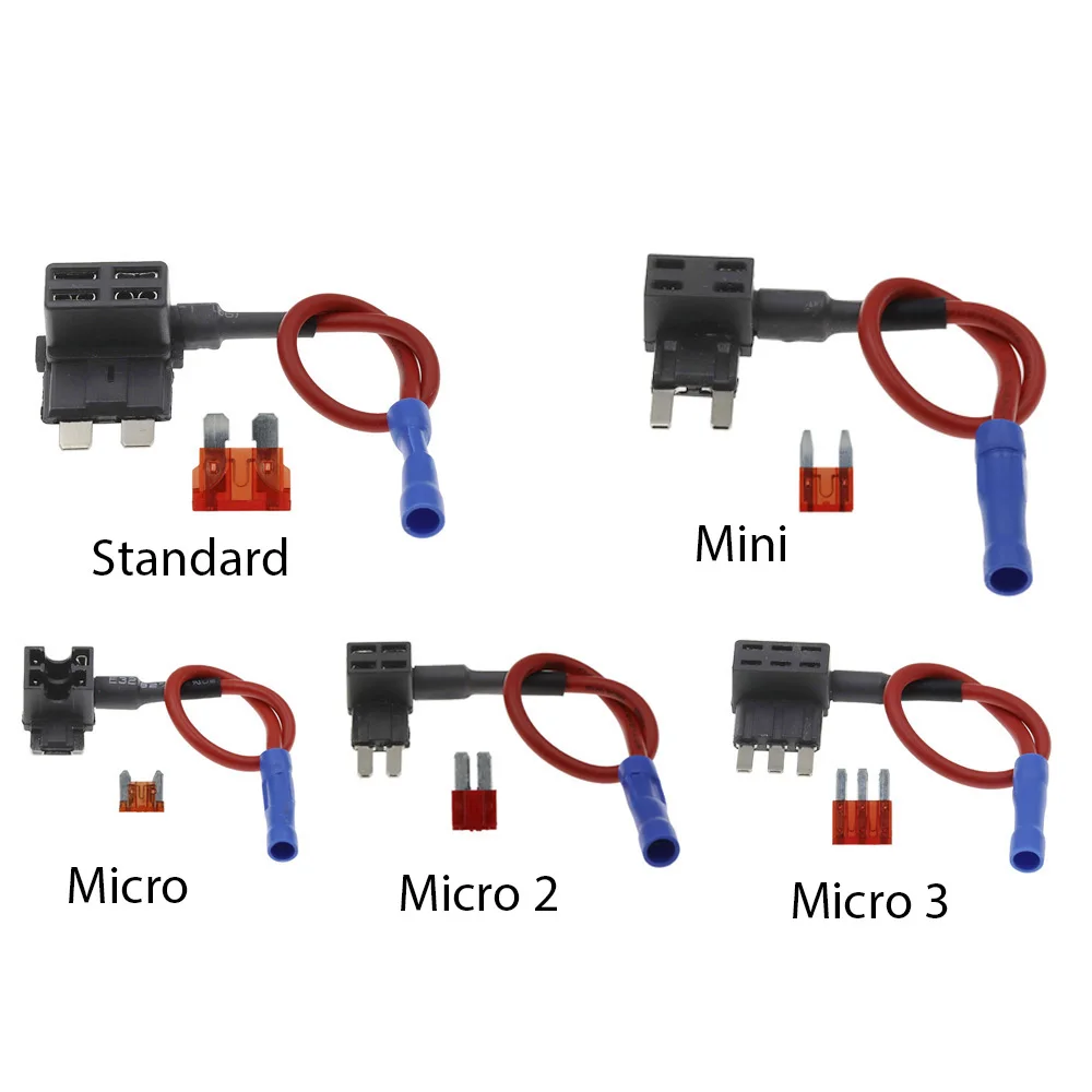 

Car fuse splitter wire, fuse holder, fuse adapter (small/mini/medium)