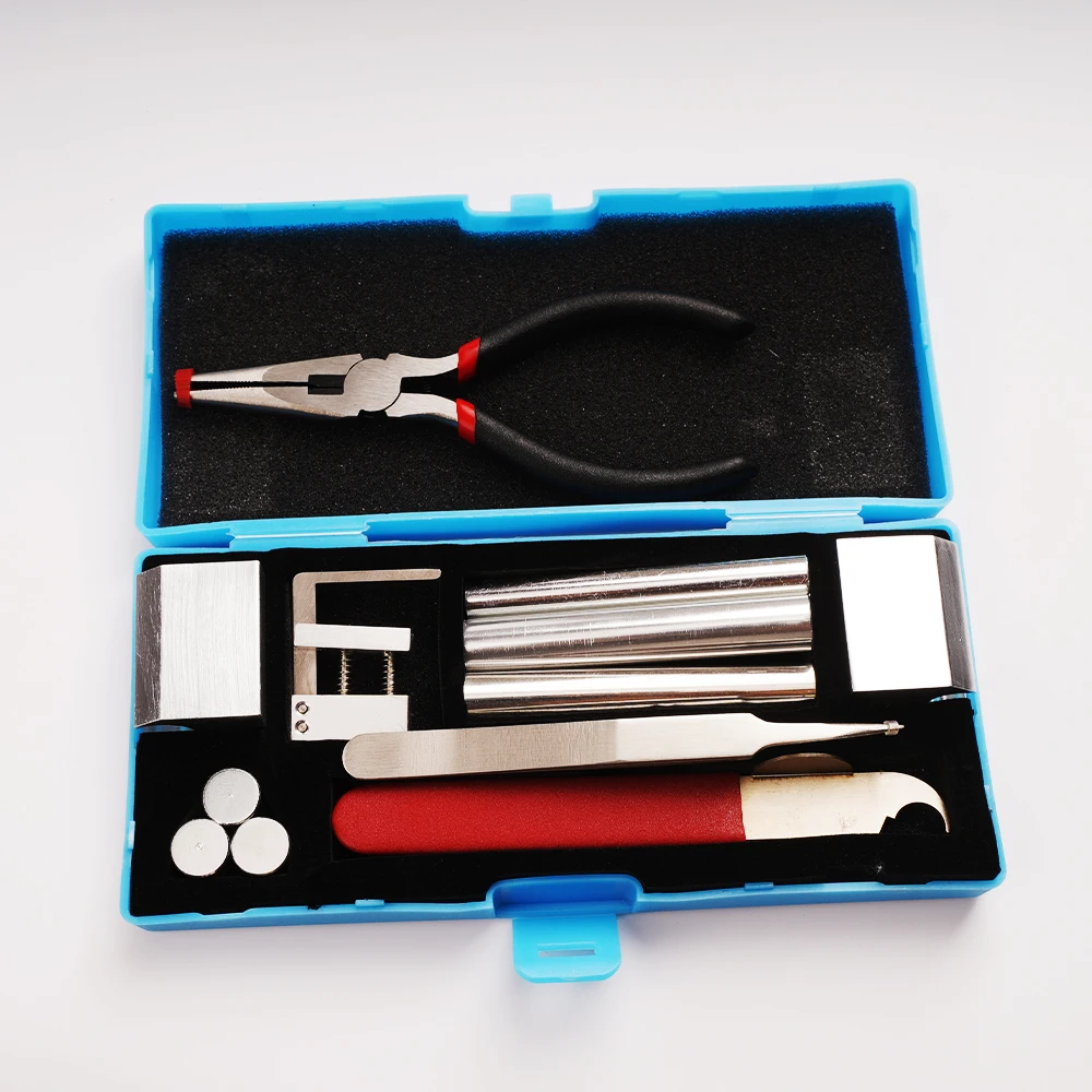 HUK Professional 12 in 1 ล็อค Disassembly เครื่องมือช่างกุญแจชุดเครื่องมือลบล็อคซ่อม Pick Set 1