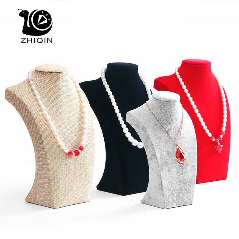 Necklace Mannequin Jewelry Display Stand Rack Bust Mannequin Necklace
