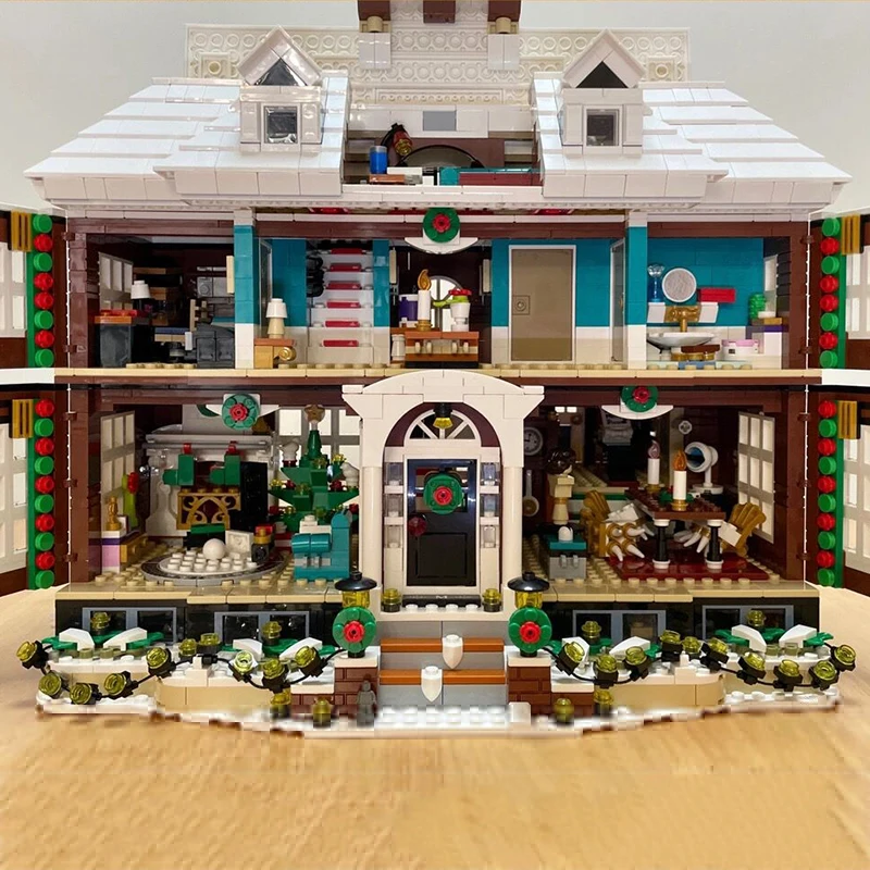 3955pcs Moc 21330 Home Alone House Building Blocks Educational Toys For