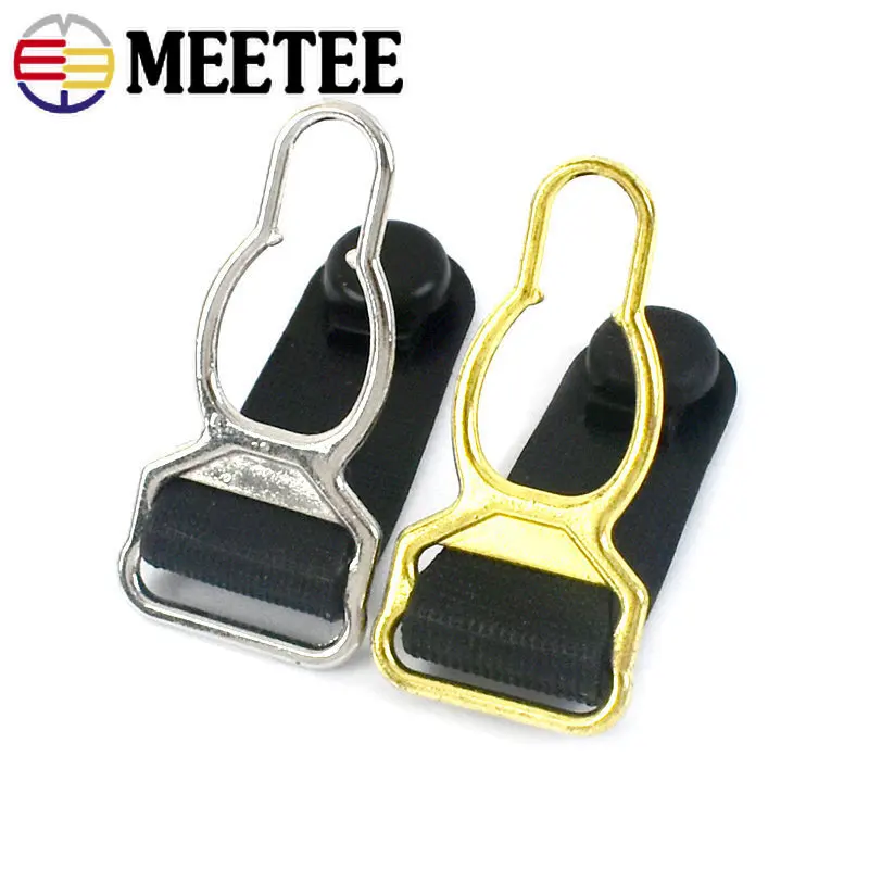 Meetee 50Sets 6-15mm Metal Bra Buckles Underwear Bikini O Ring Adjuster  Slider Clasp Lingerie Suspender Strap Connector Hook - AliExpress