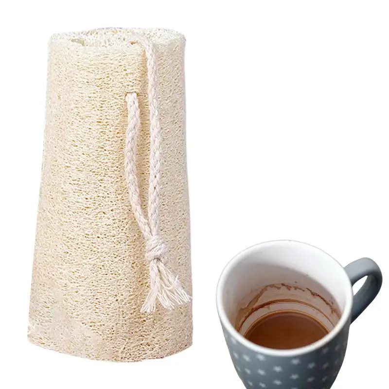 

Скребок для тела Loofah, натуральная губка для мытья тела, губка для мытья тела без царапин, кухонная губка для чистки люфы, уход за кожей тела