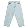 Retro Blue Baggy Jeans Y2K Pants Hip Hop Cartoon Streetwear Polar Big Boy Jeans Embroidery Mens Womens High Waist Wide Trouser 5
