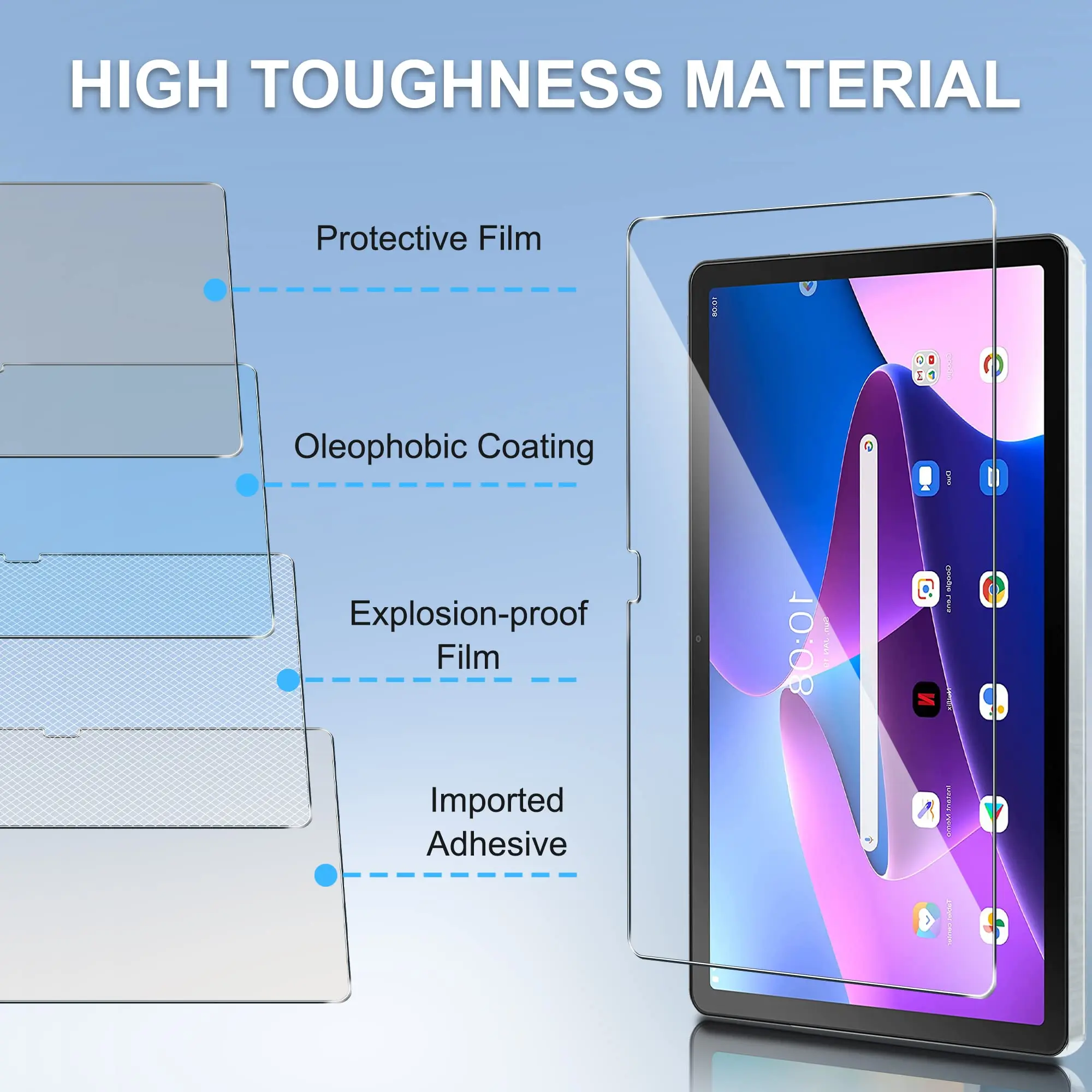 protetor de tela para Lenovo Tab M10