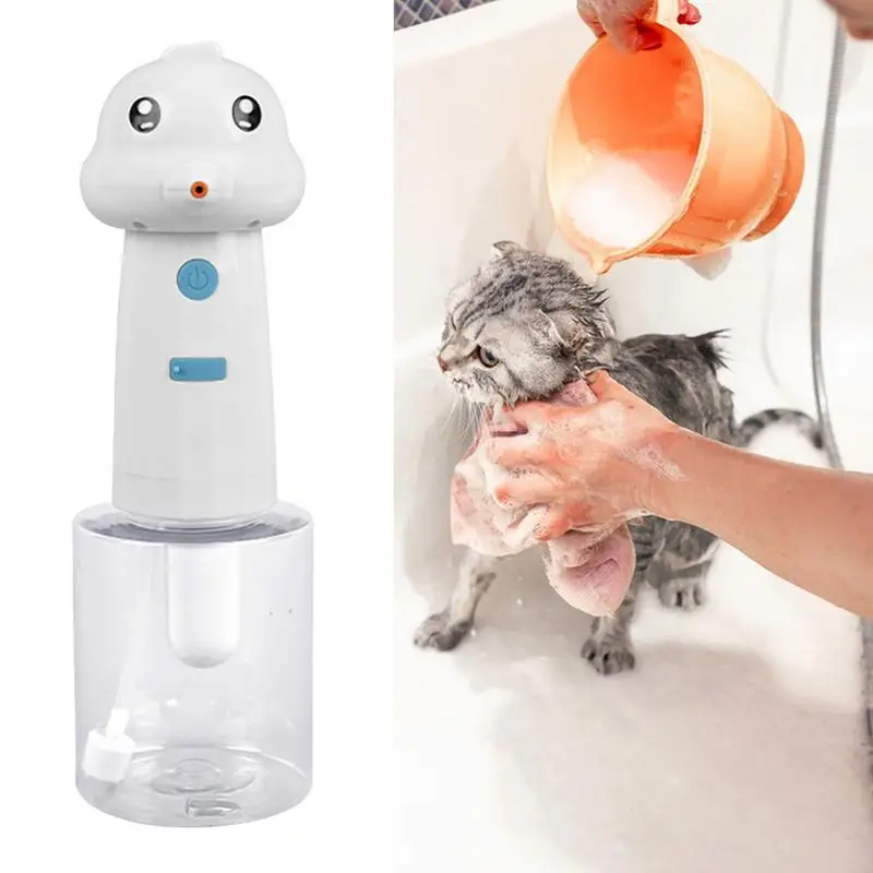 Automatic Rechargeable Dog Shampoo Foam Dispenser