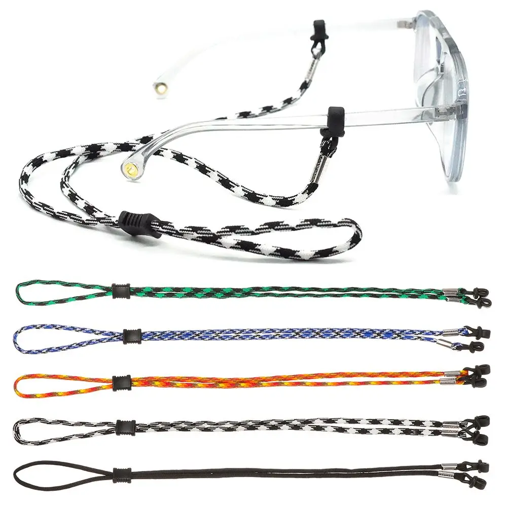 

1PC Women Men Sports Glasses Chain Holder Necklace Sunglasses Lanyard Non-slip Reading Glasses Strap Eyewear Braid