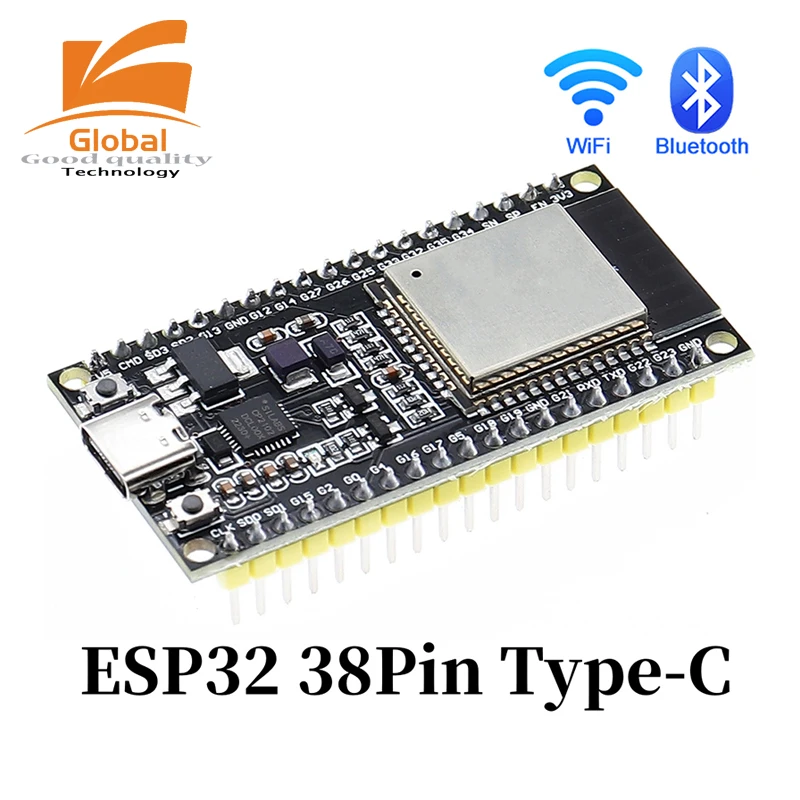 รูปสินค้า บอร์ดพัฒนา ESP32 30/38 พิน WiFi+Bluetooth สำหรับโปรเจกต์ IoT