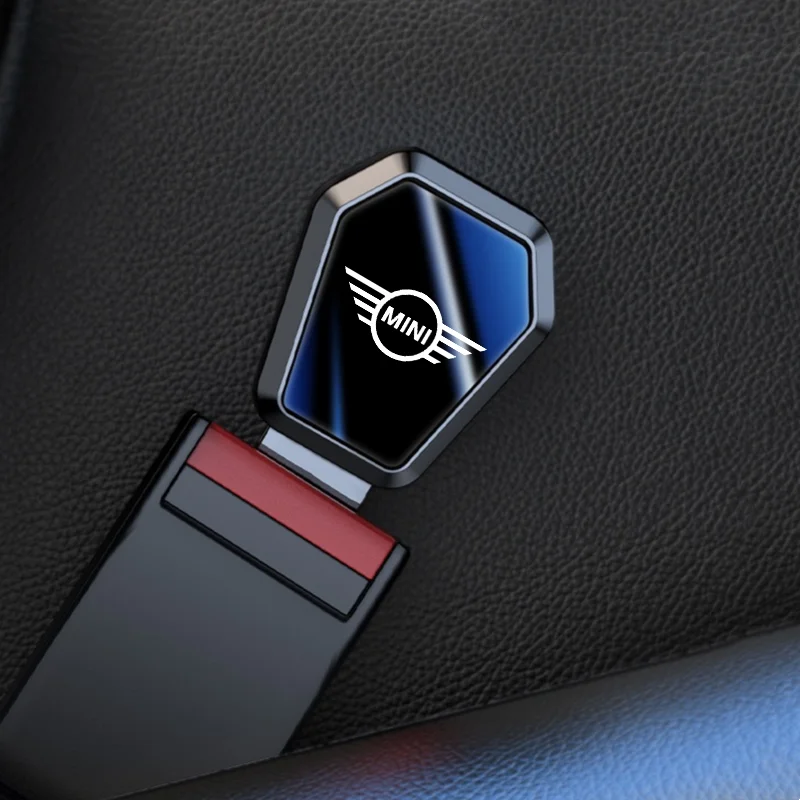 Car Universal Safety Buckle Short Extension Car Safety Belt Insert Extender Clip For MINI Cooper Clubman R55 R56 R57 R58 R59 F54