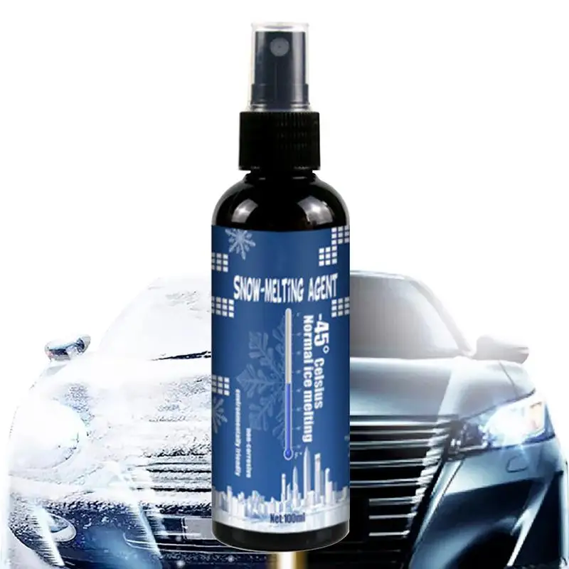 Car Windshield De-Icer Fast-Acting Ice Melting Spray for Windshields Defrosting Frost Spray Window Snow Melting Defrost Liquid