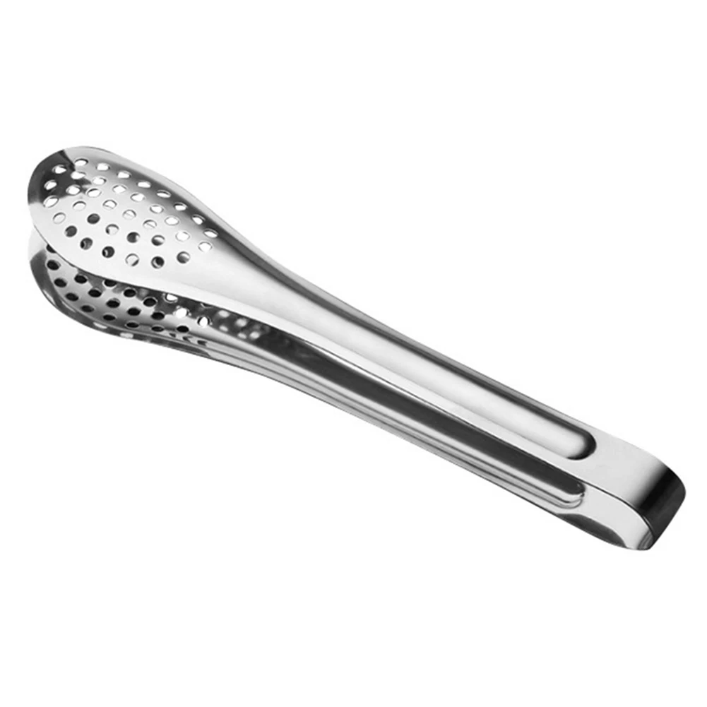 Barbecue Tongs Stainless Steel Steak Clip BBQ Tong Kitchen Grilling Metal Tong Stainless Steel durable Barbecue Grilling