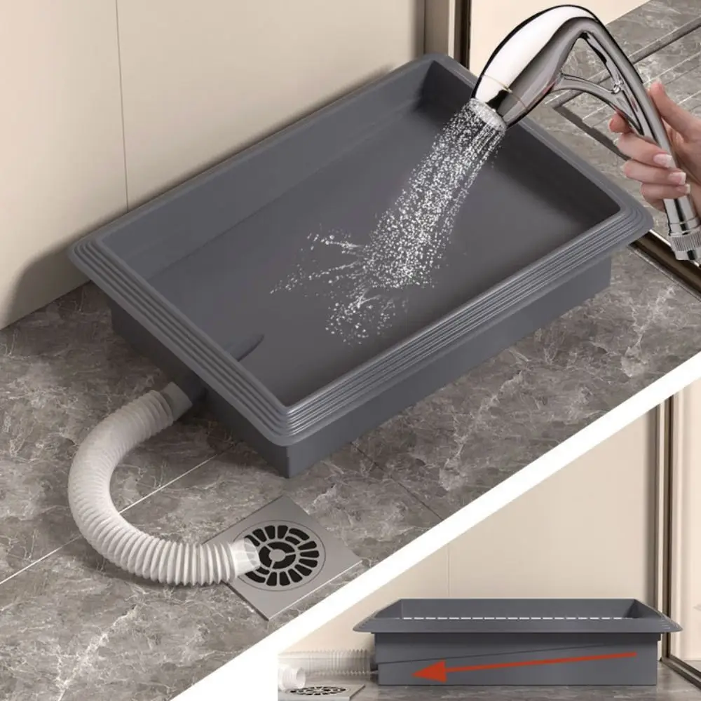 Toilette per Cani Impermeabile e Lavabile, Staccabile, Antiscivolo, con Tubo di Scarico, Lettiera per Cani - immagine 4