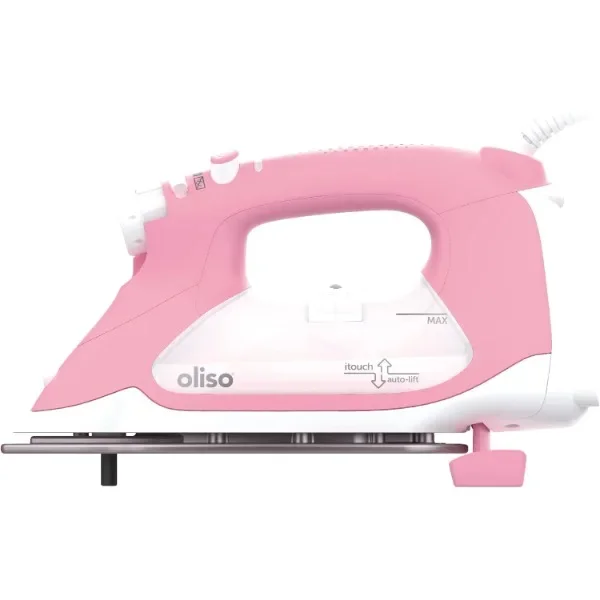 

Oliso TG1600 Pro Plus 1800 Watt SmartIron with Auto Lift - for Clothes, Sewing, Quilting and Crafting Ironing | Diamond Ceramic