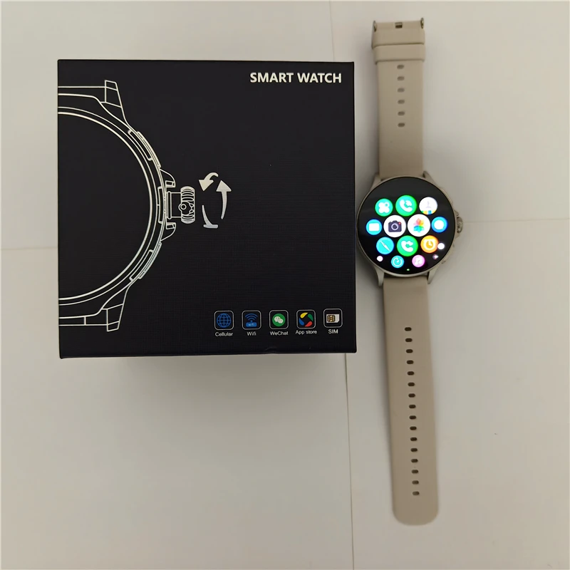 GT200 Smart Watch 1.95'' Amoled 466*466 HD Sreen Telescopic Rotary ...