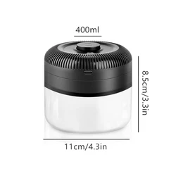 CAFEMASY Stainless Steel Vacuum-Sealed Airtight Coffee Storage Jar (400Ml Glass Jar)