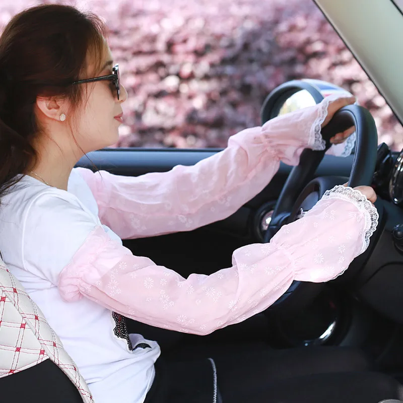 Arm Glove Ice Sleeves Long Length Loose Sunscreen Summer Uv Protection Sleeve Ice Silk Sleeve