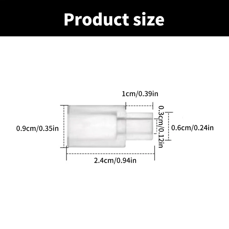 Breast Milk Collector Connector Repair Part for Spectra Breast Pump Accessories Replacement Baby Feeding Tool Hose Connector 6