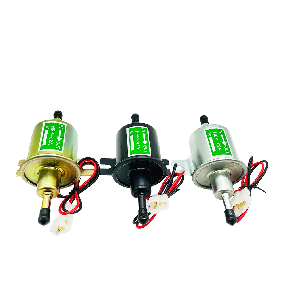 OYOTE HEP-02A Gas Diesel Petrol Inline Low Pressure 12V Electric Fuel Pump For Carburetor Motorcycle ATV