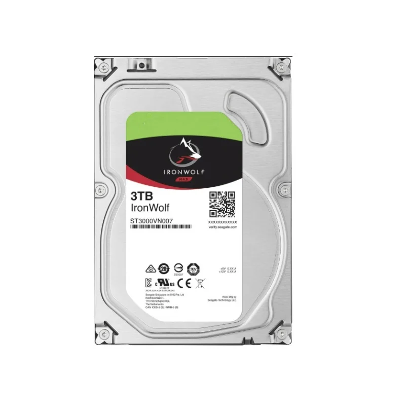 IronWolf 1TB-4TB NAS Internal Hard Drive HDD CMR 3.5 Inch SATA 6Gb/s 7200 RPM 64MB Cache For RAID Network Attached Storage HIK internal hard drive mechanical hard drive hard drive