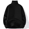New Turtleneck Sweater Men Pullover Casual Solid Color Knitted Black Sweater Fashion Autumn Winter Men Clothing 2023 Sweater Man 5