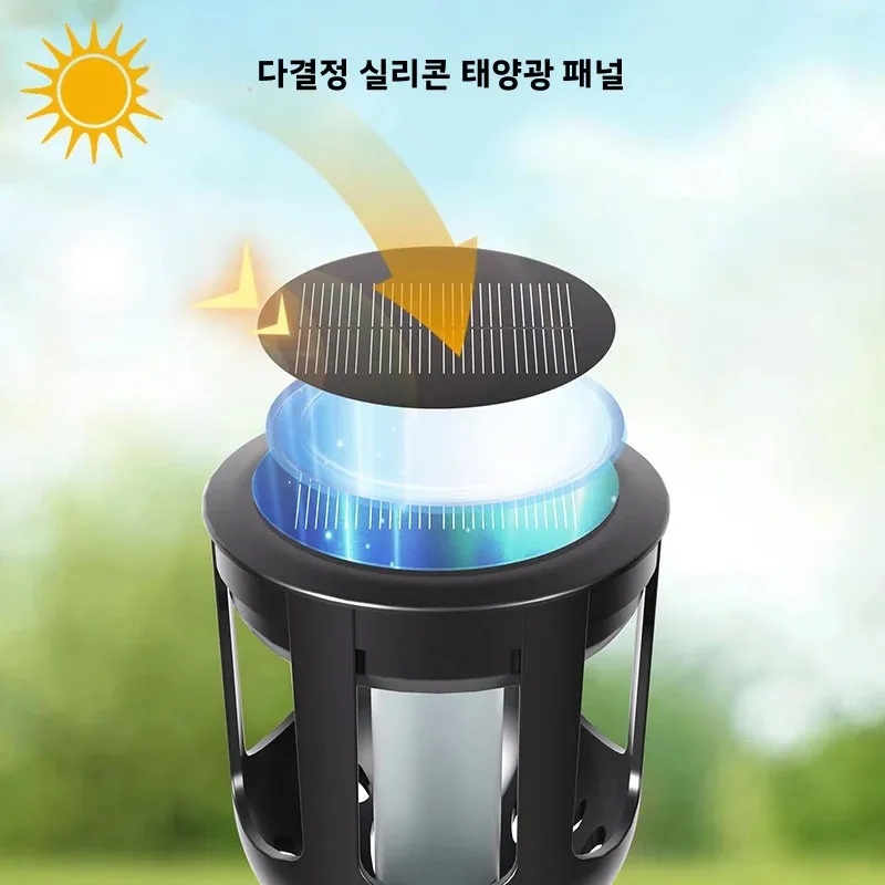 2개, 태양광 LED 조명, 실외 조명, 스마트 조명 센서 및 자동 스위치, 안뜰 및 복도에 이상적,