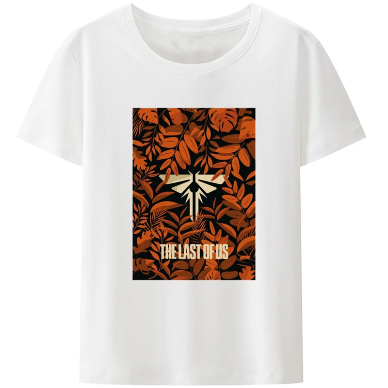 

The Last of Us Part II Y2k T-shirts Streetwear Loose Creative Comfortable Style Graphic Tshirts Casual Pattern Modal O-neck