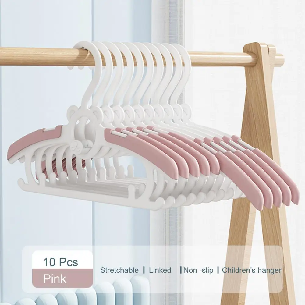 Baby Hangers, Non-Slip Stackable Baby Racks, for Newborn Kid Child Children  Toddler or Infant Clothes, for Nursery Closet Wardrobe, 10 Pack 