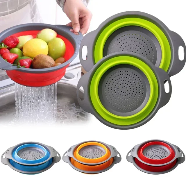 Foldable Silicone Colander 2